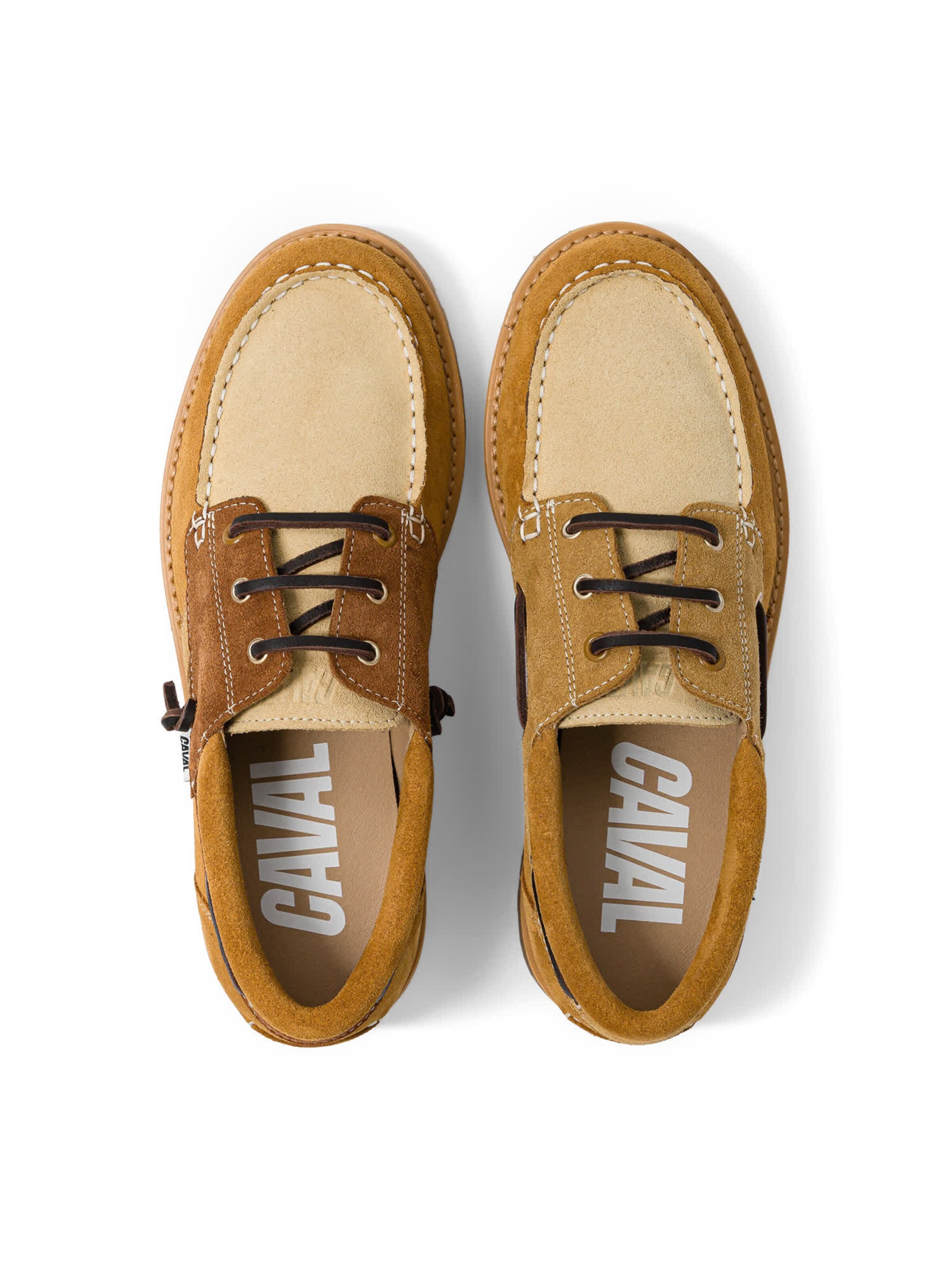 Caval - Mocassins em castanho: topo