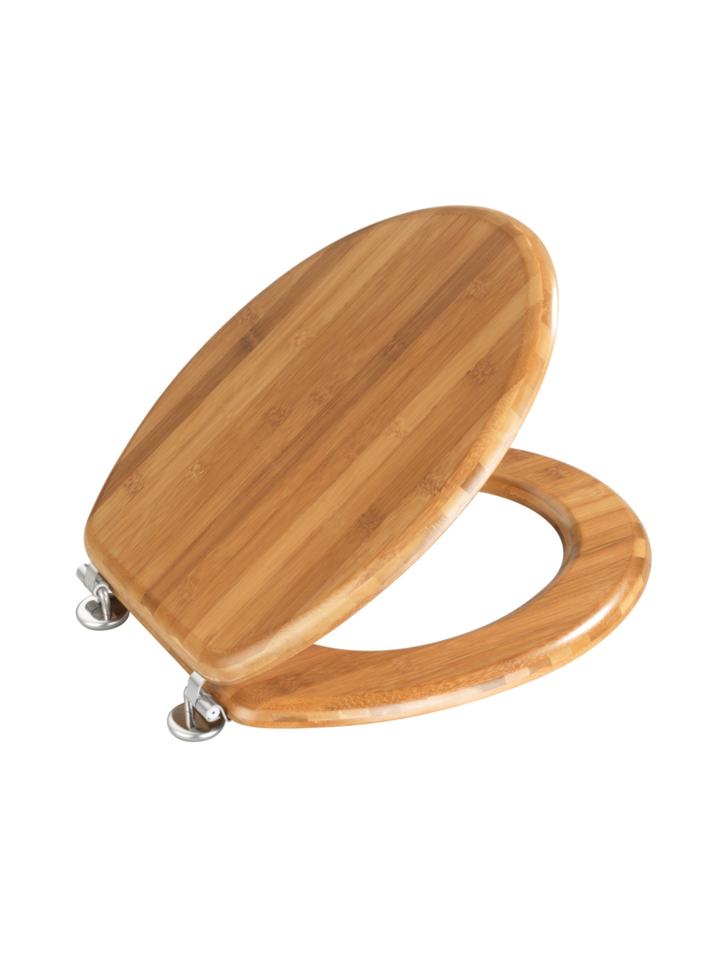 Wenko WC-Sitz 'Bambus' in Braun
