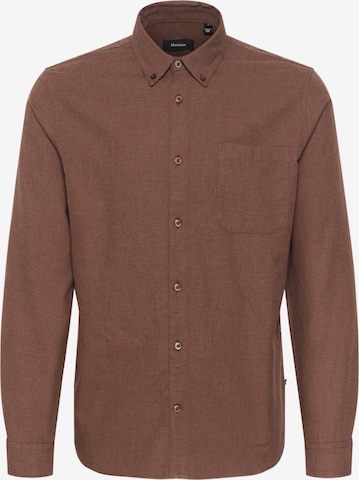 Matinique Button Up Shirt 'Trostol' in Brown: front