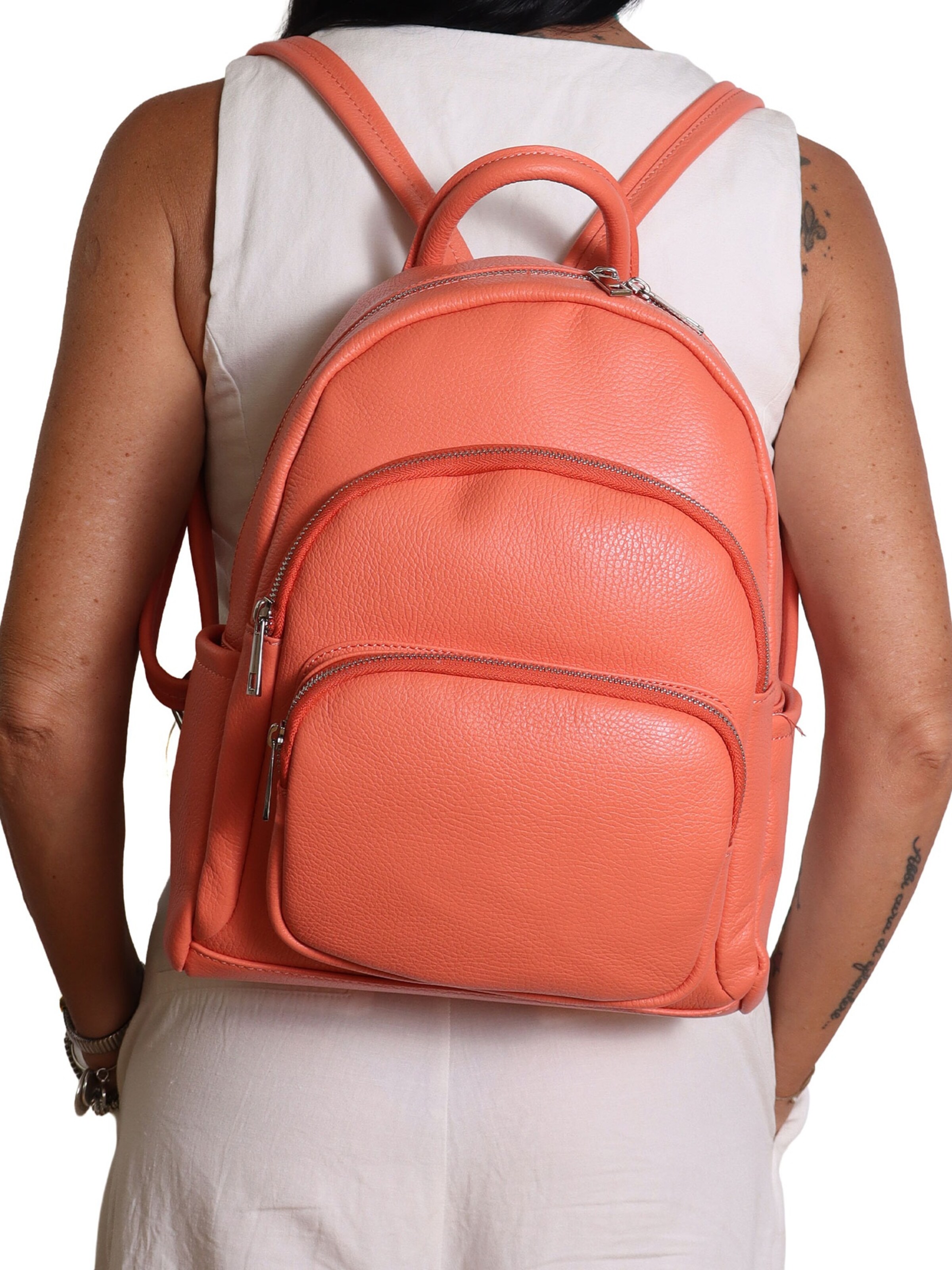 Zaino di Gave Lux in arancione: frontale