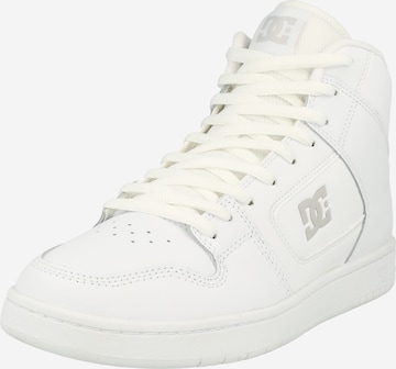 Sneaker alta 'MANTECA 4' di DC Shoes in bianco: frontale