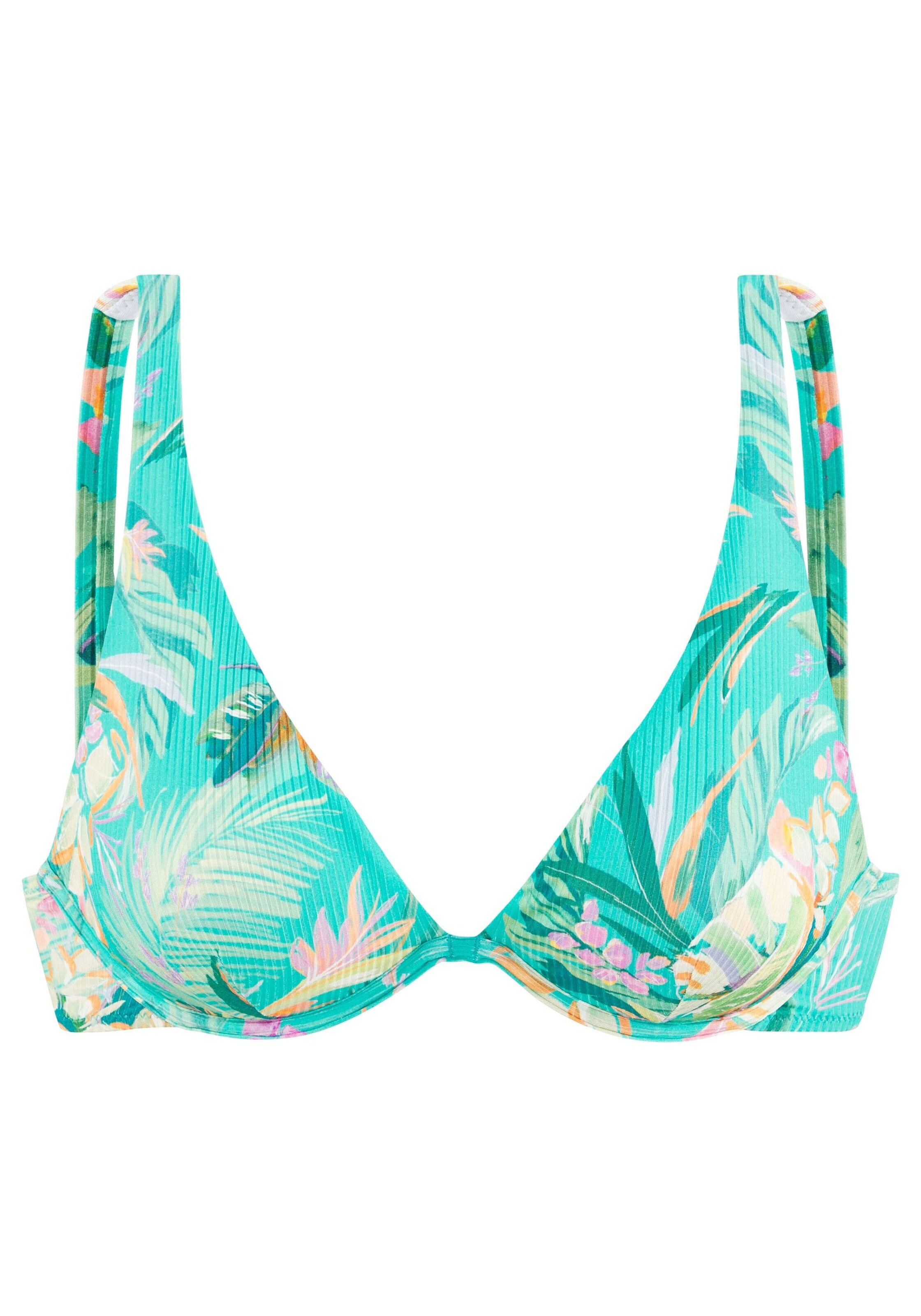 VENICE BEACH Треугольник Верх бикини в Зеленый: спереди