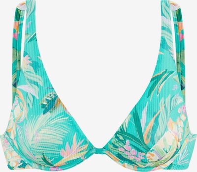 VENICE BEACH Bikinitoppi värissä kerma / turkoosi / petrooli / laventeli, Tuotenäkymä
