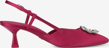 TAMARIS Γόβες slingback σε ροζ