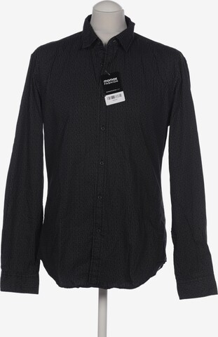 EDC BY ESPRIT Button Up Shirt in M in Black: front