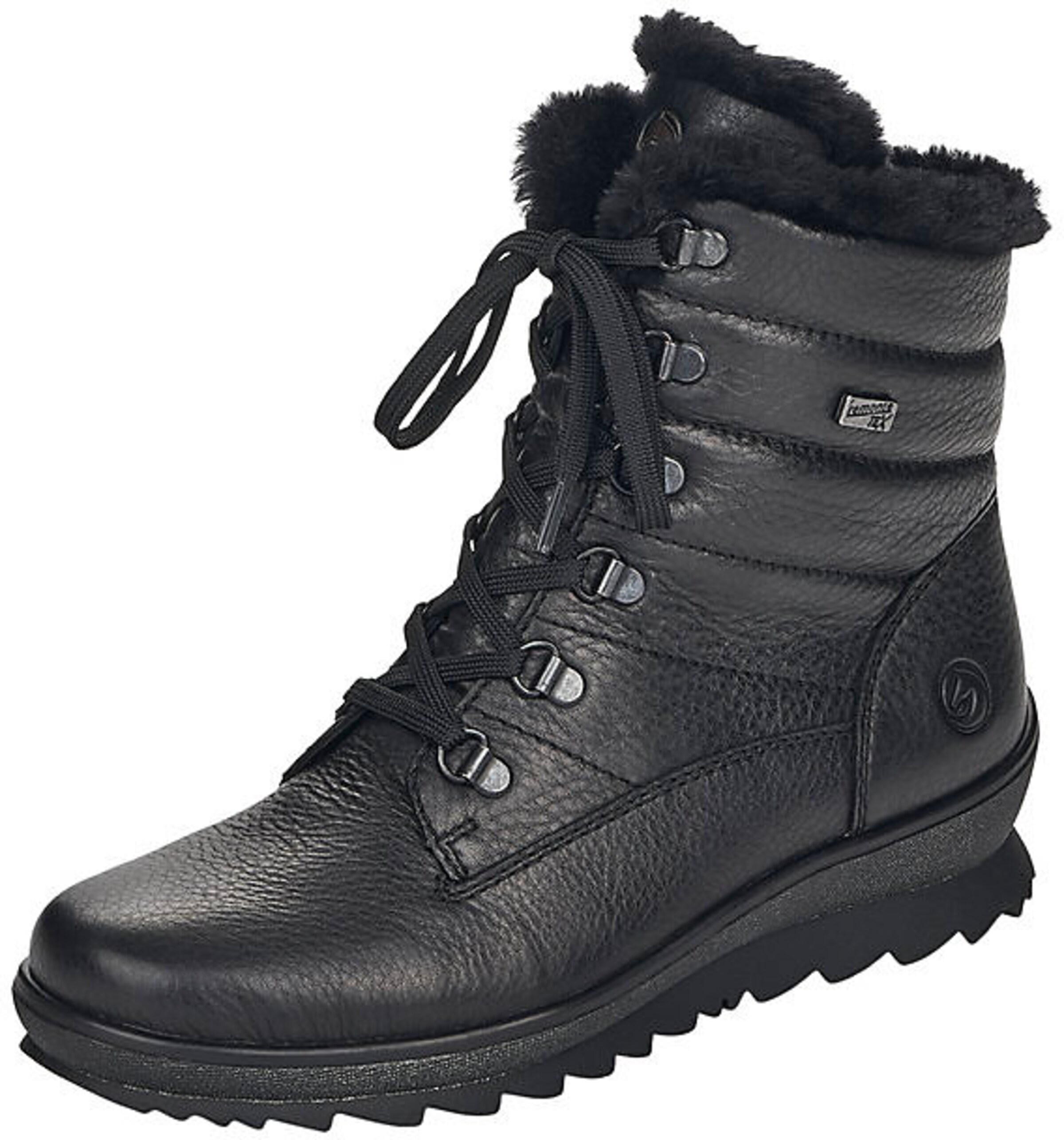 Bottines à lacets REMONTE en noir : devant