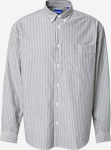 HUGO Классический крой Рубашка 'Ebill' в Серый: спереди