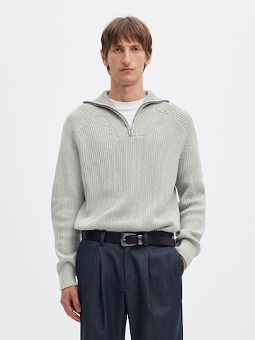 SELECTED Pullover i grå: forside