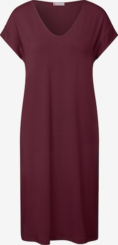 STREET ONE Jersey Kleid in Rot: Vorderseite