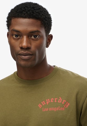 T-Shirt 'Locker' Superdry & Co en vert