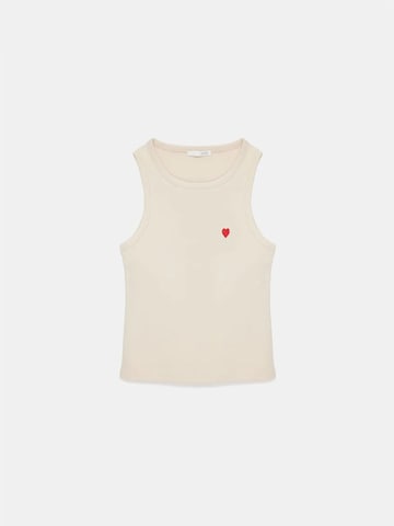 Dilvin Blouse in Beige: front