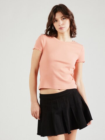 QS Shirt in Orange: Vorderseite