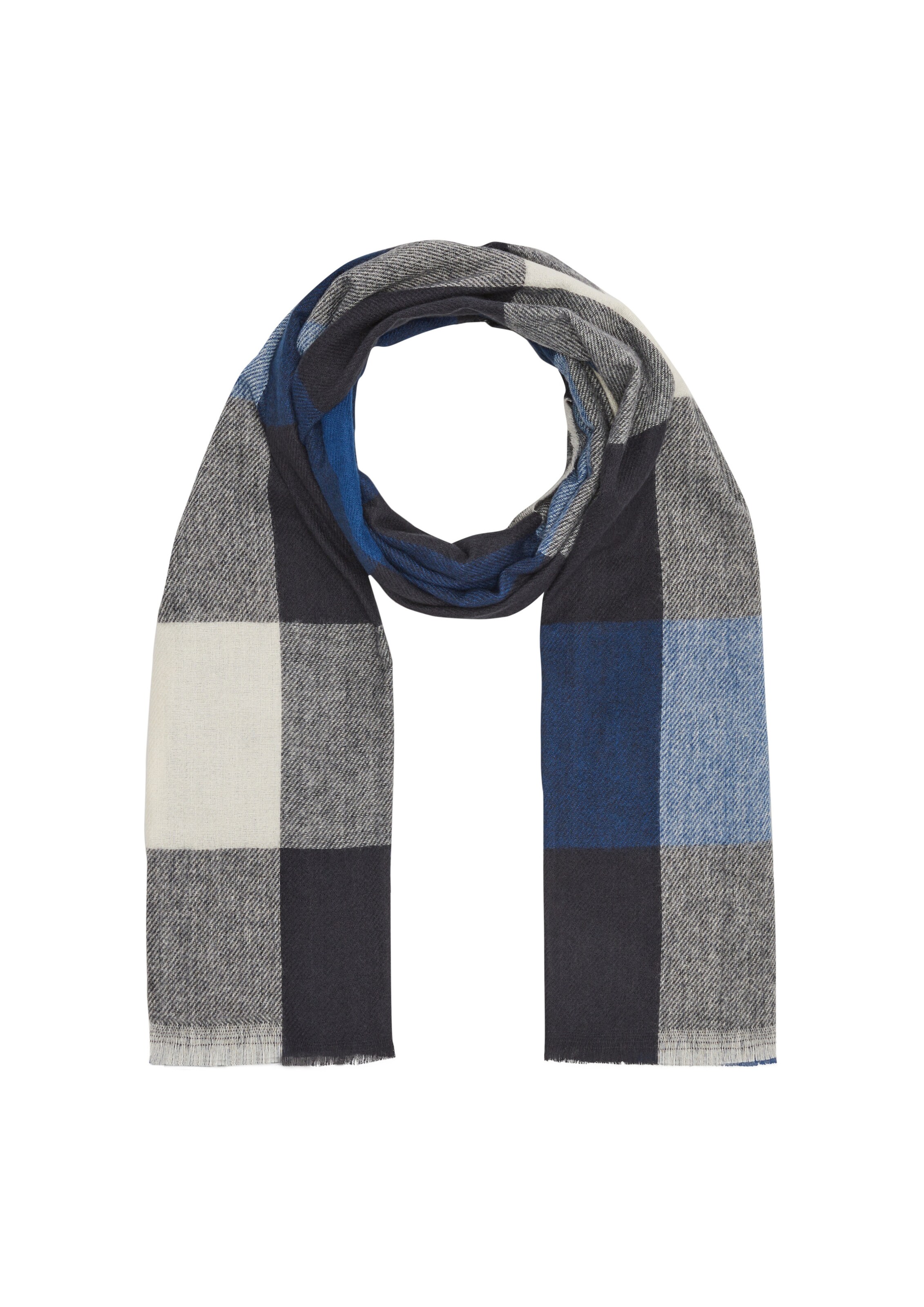 s.Oliver Scarf in Blue: front
