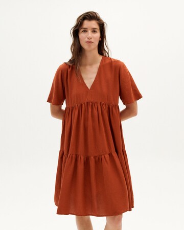 Thinking MU Dress 'Fresia' in Red: front