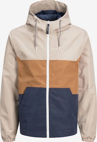 Veste mi-saison 'Luke' JACK & JONES en beige : devant