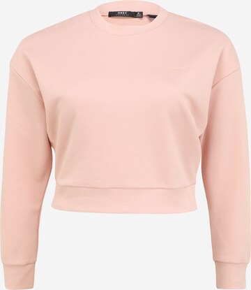 Obey Sweatshirt 'LEON' in Roze: voorkant