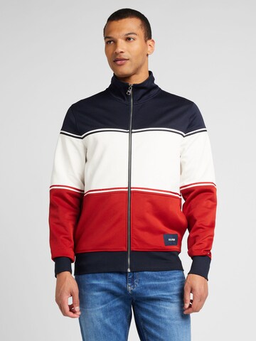 TOMMY HILFIGER Sweatvest in Blauw: voorkant