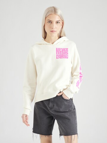 THE NORTH FACE Sweatshirt 'MOUNTAIN PLAY' i hvid: forside