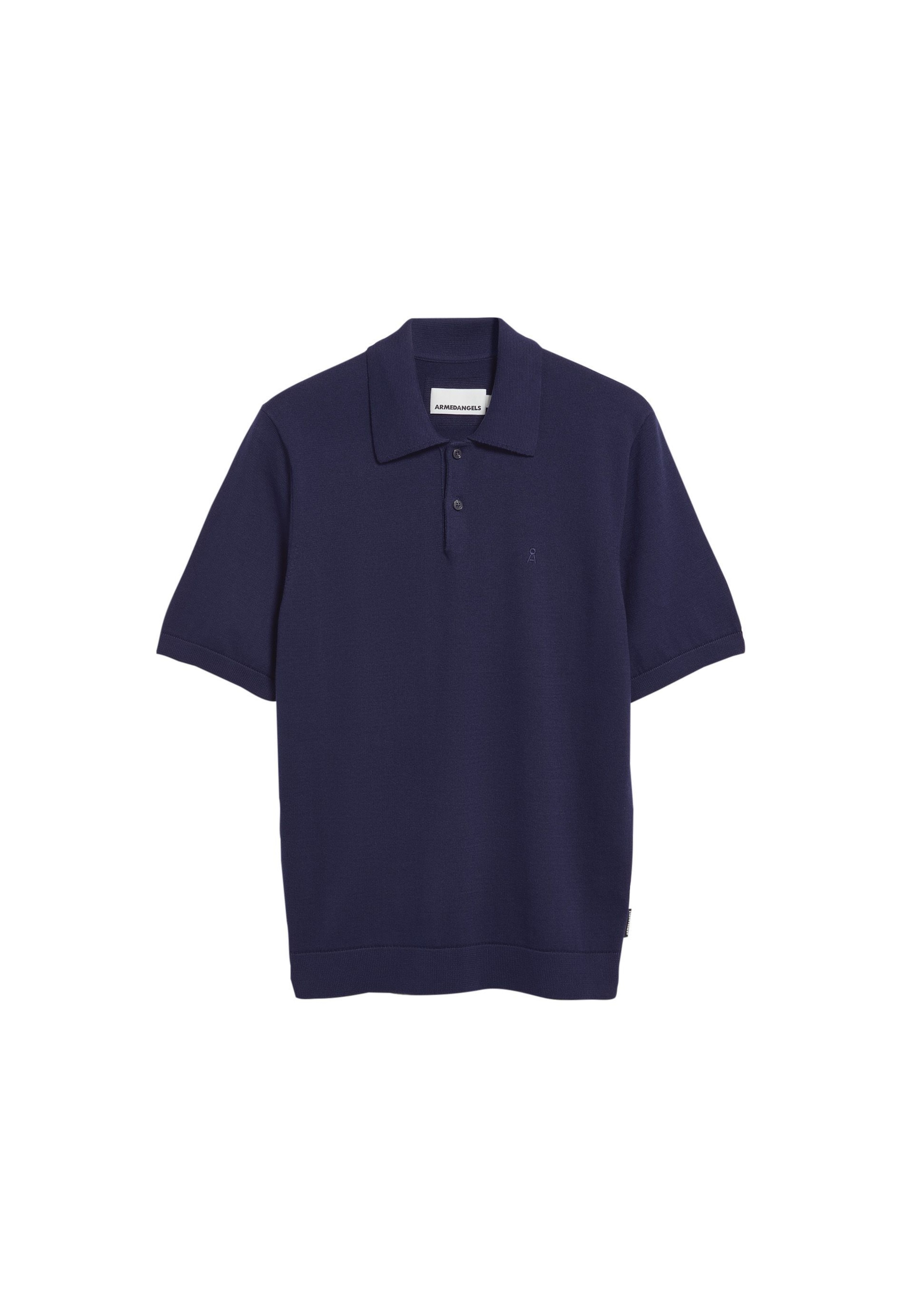 T-Shirt ARMEDANGELS en bleu : devant