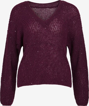 VILA Sweater 'NAJLA' in Purple: front