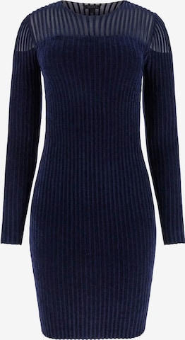GUESS Knitted dress in Blue: front