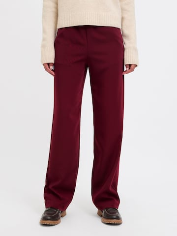 JJXX Loosefit Broek 'JXPOPPY' in Rood: voorkant