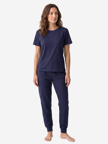 SCHIESSER Pyjama 'Mix & Relax' in Blauw