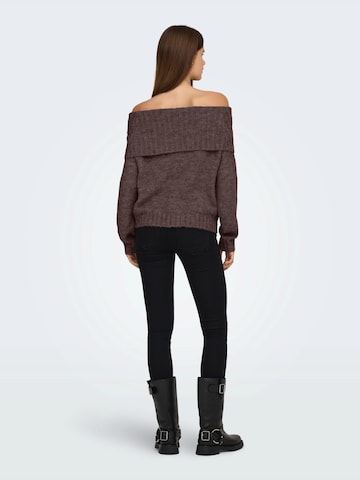 brūns ONLY Džemperis 'ONLSHINE'