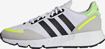 Baskets basses 'ZX 1K BOOST' ADIDAS ORIGINALS en blanc : devant