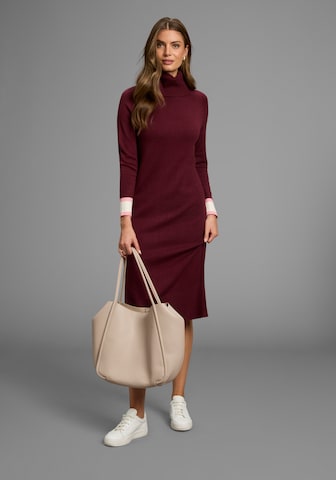 HECHTER PARIS Strickkleid in Rot