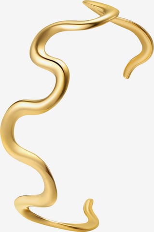 Hey Happiness - Pulsera 'Wavy Flow' en oro: frente