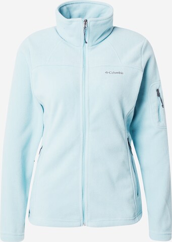 COLUMBIA Athletic fleece jacket 'Fast Trek II' in Blue: front