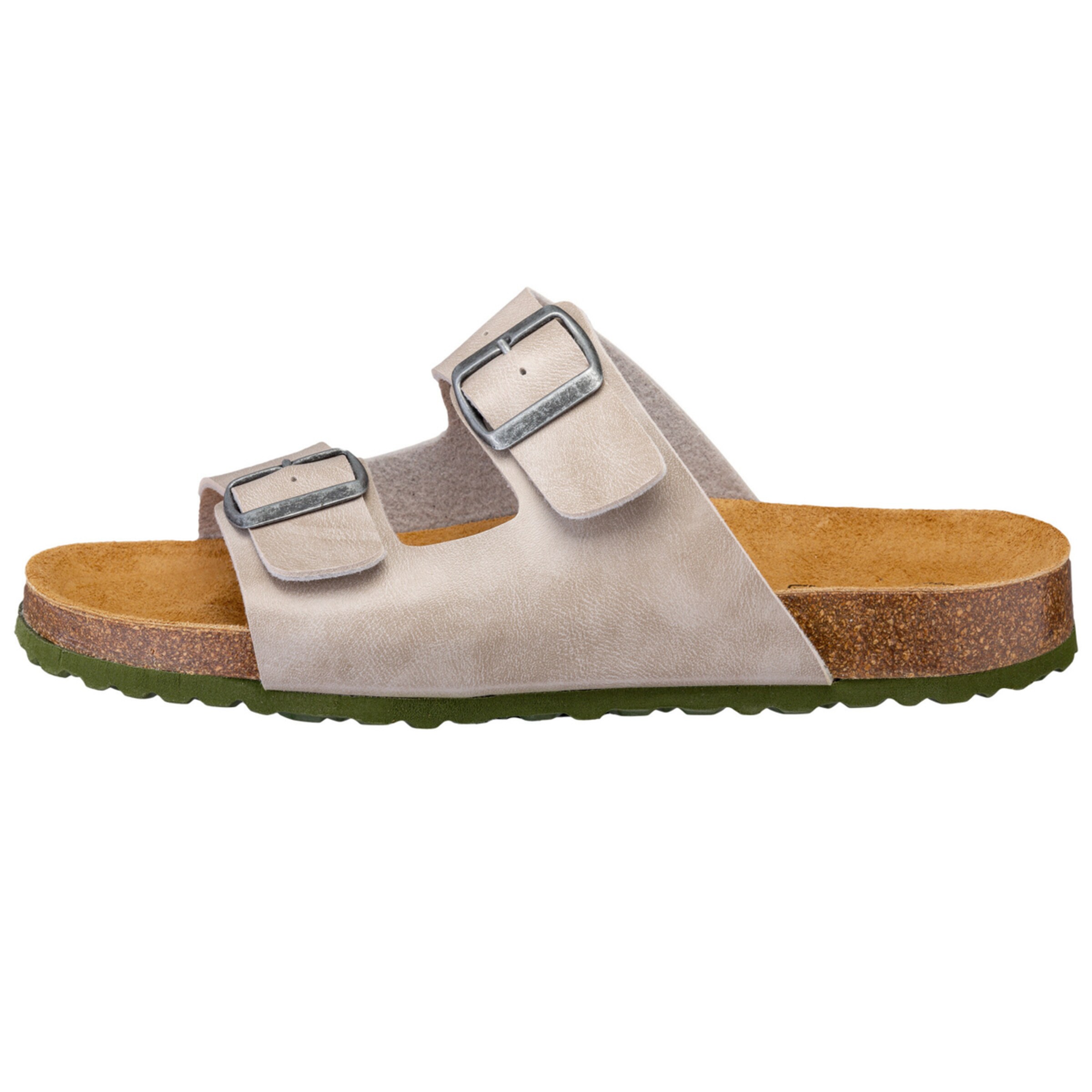 LICO Pantolette 'Bioline Concrete' in Braun: Vorderseite