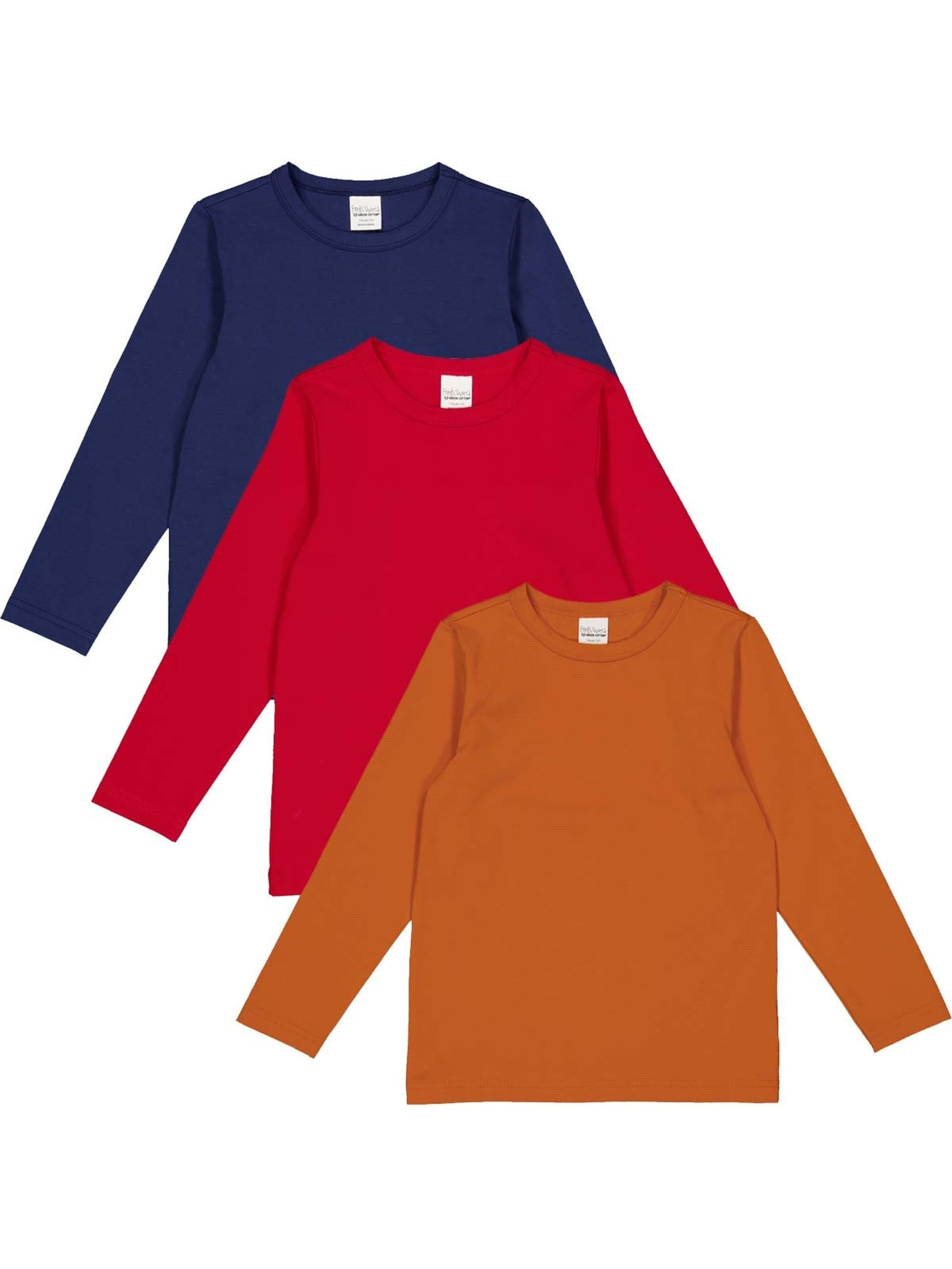 Fred's World by GREEN COTTON Shirt 'Alfa' in Blau: Vorderseite