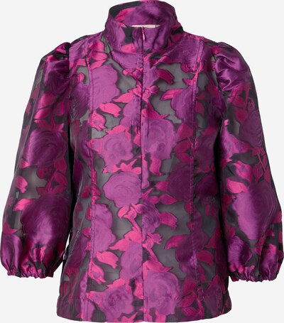 Peppercorn Blusa 'Pelaya' em cinzento escuro / orquídea / roxo claro / roxo escuro, Vista do produto