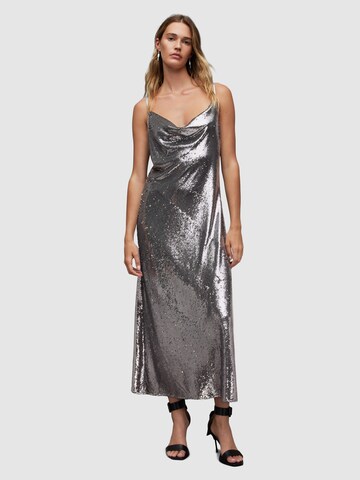 Robe de soirée 'HADLEY' AllSaints en gris : devant