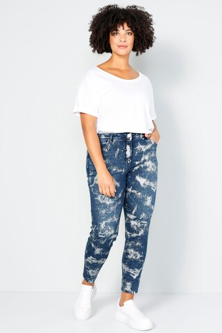 Coupe slim Jean Angel of Style en bleu