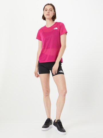 THE NORTH FACE - Camiseta funcional 'SUNRISER' en rosa