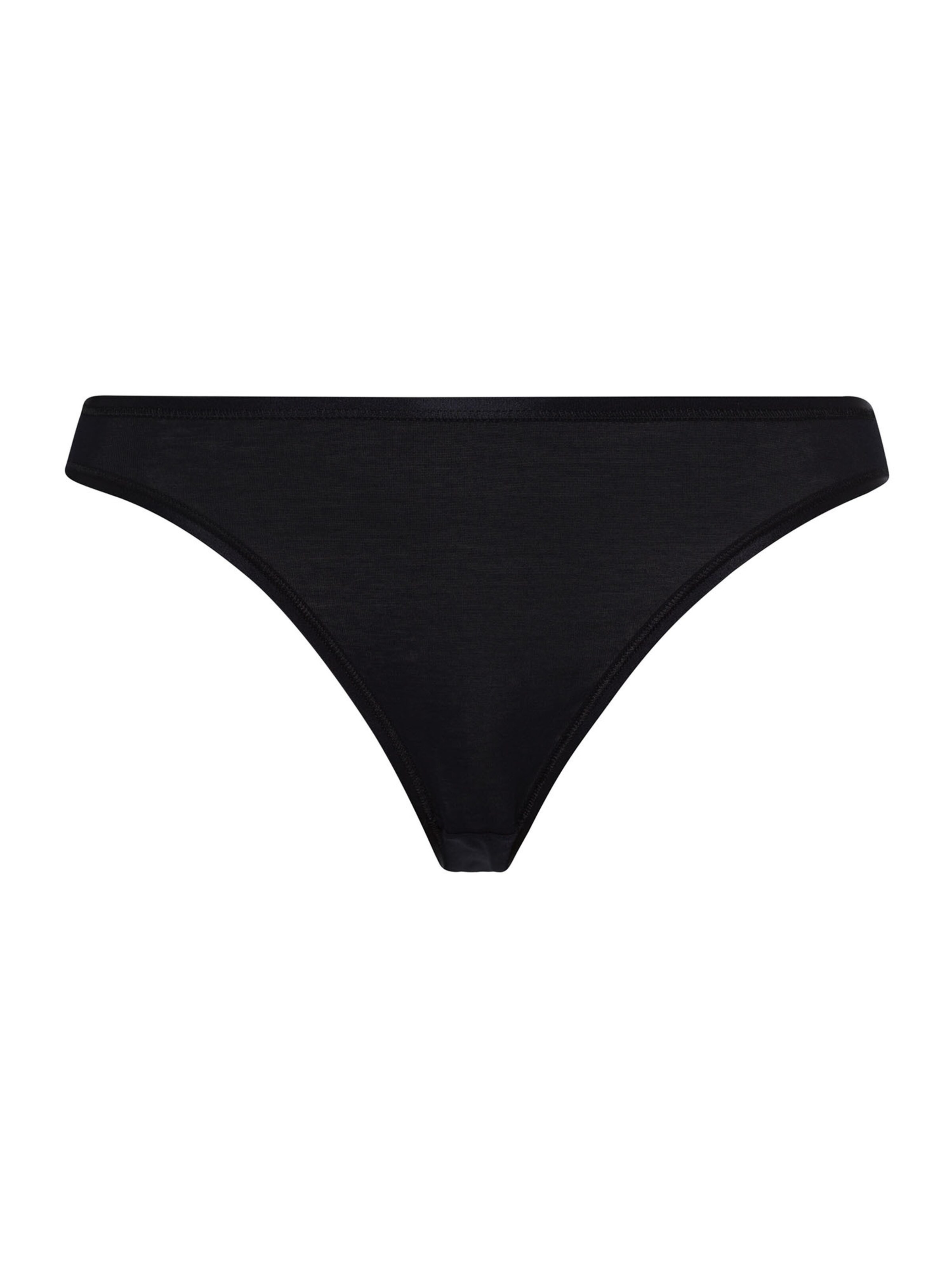 Hanro - Cueca ' Cotton Seamless ' em preto: frente