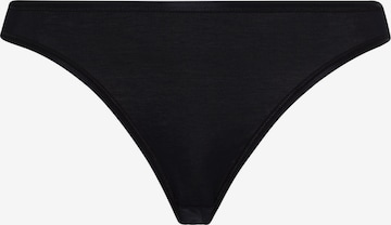 Slip ' Cotton Seamless ' Hanro en noir : devant