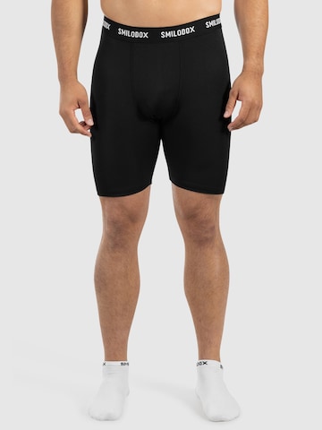 Smilodox Skinny Sportbroek ' Zeyn ' in Zwart: voorkant
