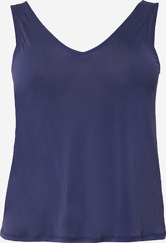 Top 'INKA BIA' di Vero Moda Curve in blu: frontale