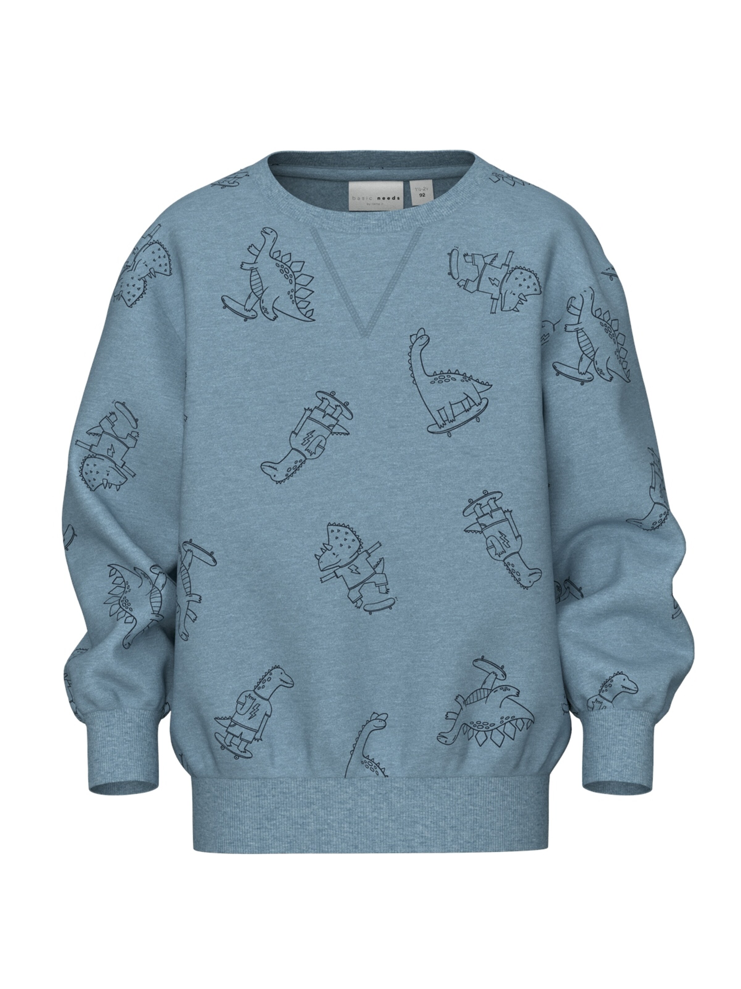 NAME ITSweater majica 'VIMO' - plava boja: prednji dio