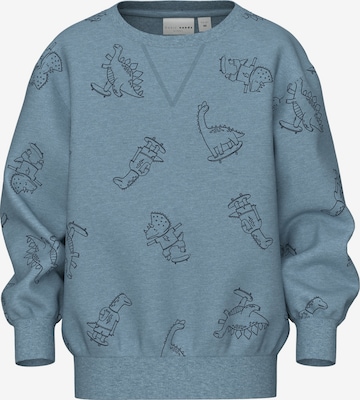 NAME ITSweater majica 'VIMO' - plava boja: prednji dio
