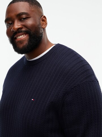 TOMMY HILFIGER Pullover in Blau