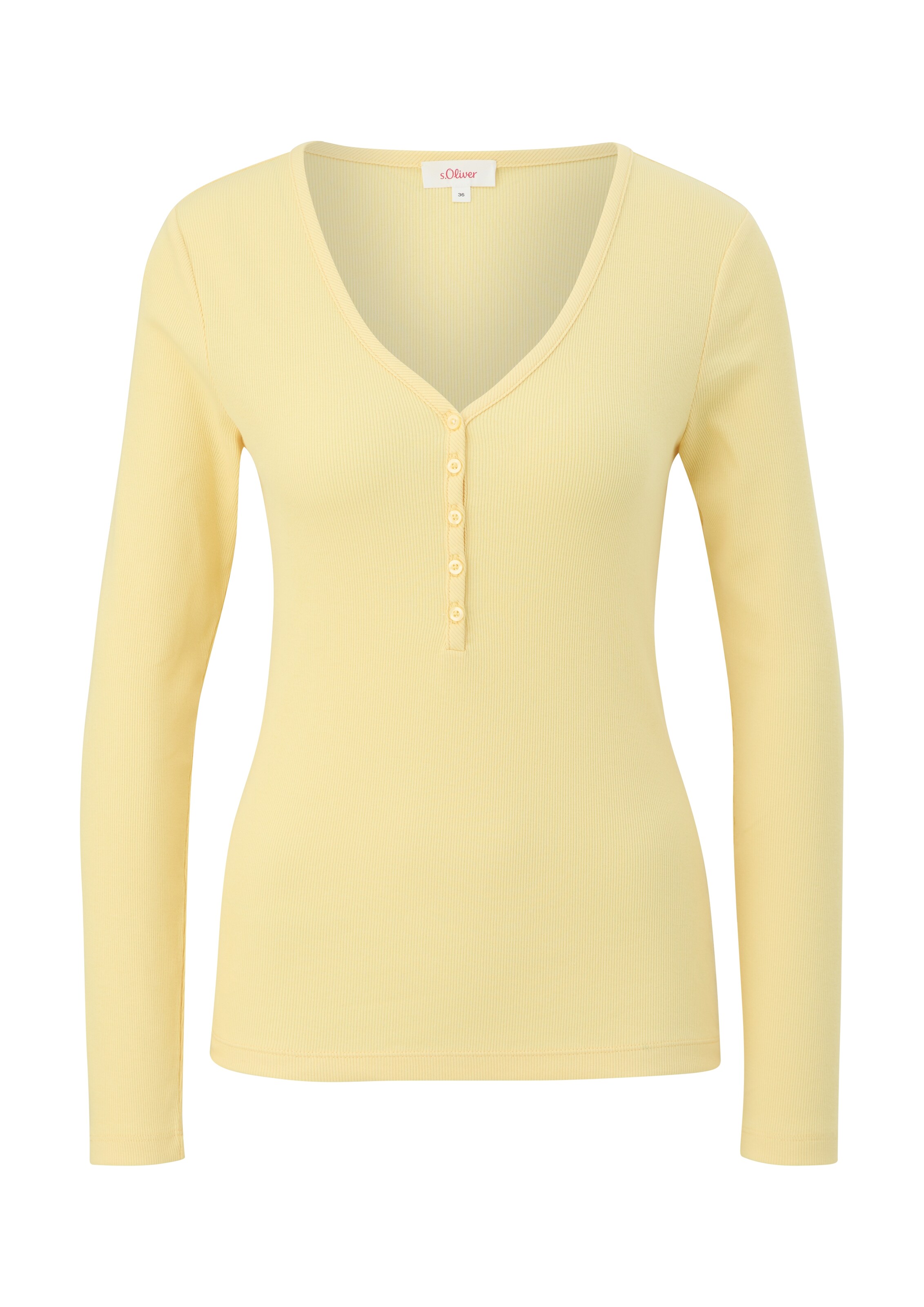 s.Oliver Shirt in Yellow: front