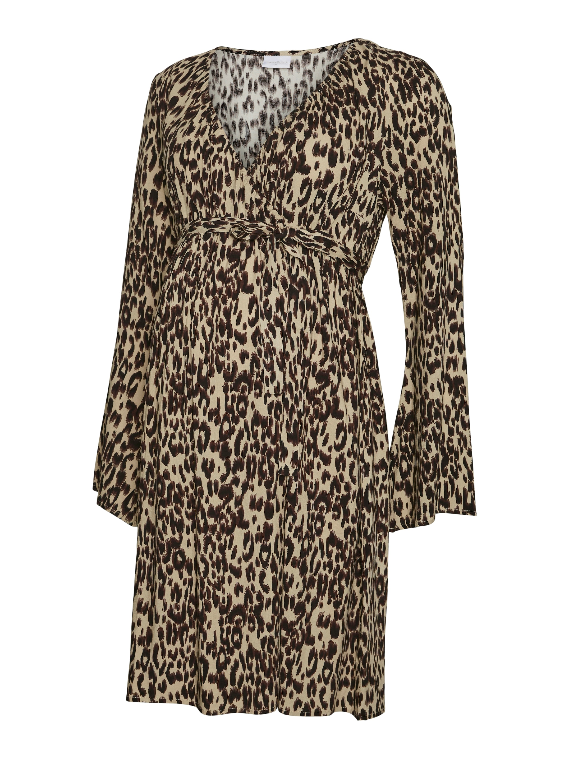 MAMALICIOUS Šaty 'MLKELSEY' - Hnedá: predná strana