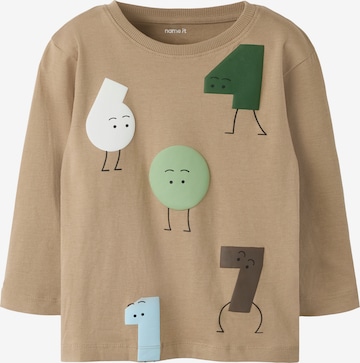 NAME IT Shirts 'NMMOLAF' i beige: forside