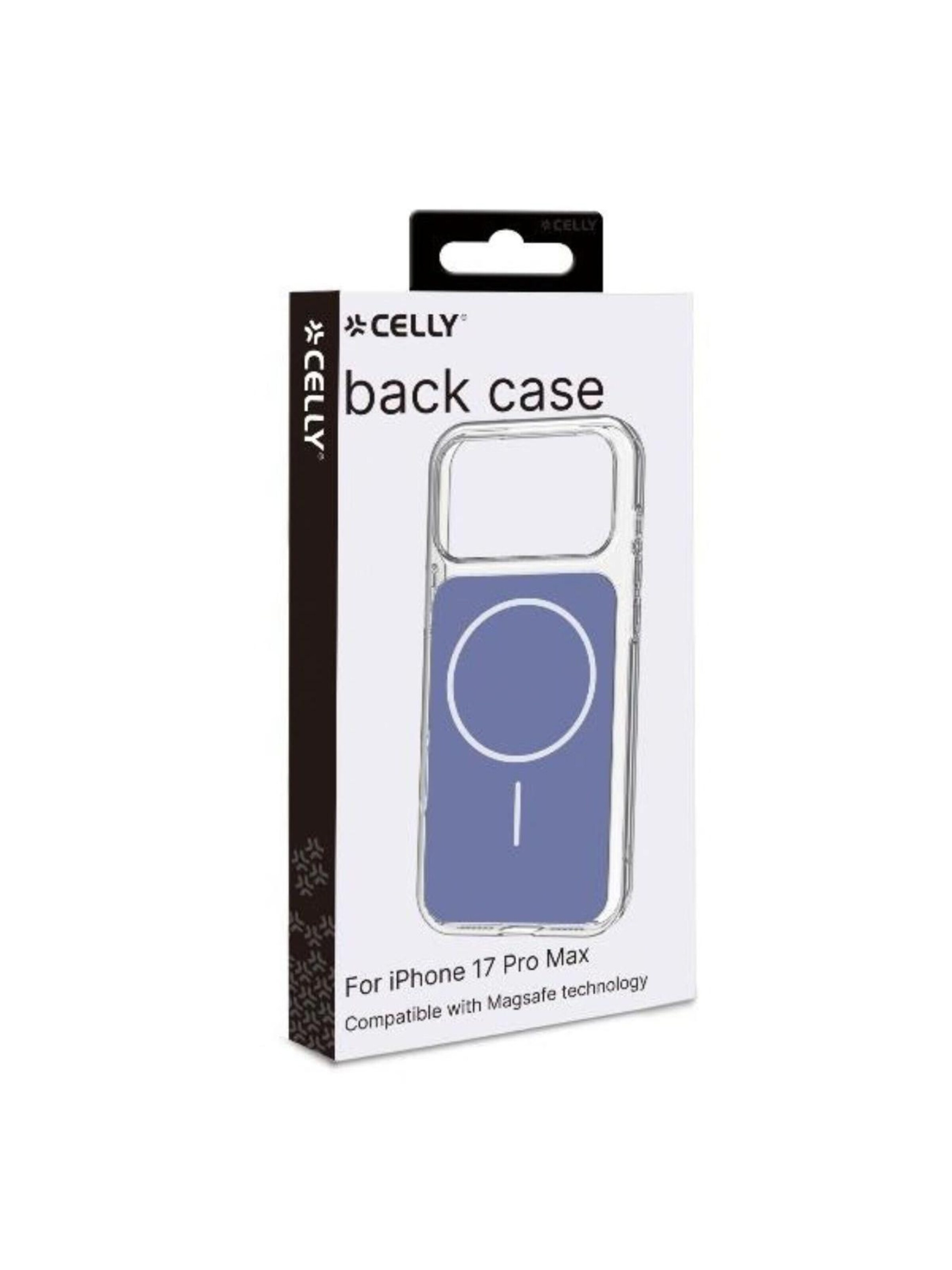 Protection pour Smartphone 'Celly MATCHMAG Slim, protective, compatible with MagSafe for Apple iPhone 17 Pro Max' Celly en bleu