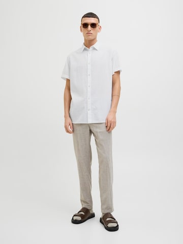 Regular fit Cămașă 'JJESummer' de la JACK & JONES pe alb